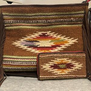 Ariat crossbody bag and wallet set